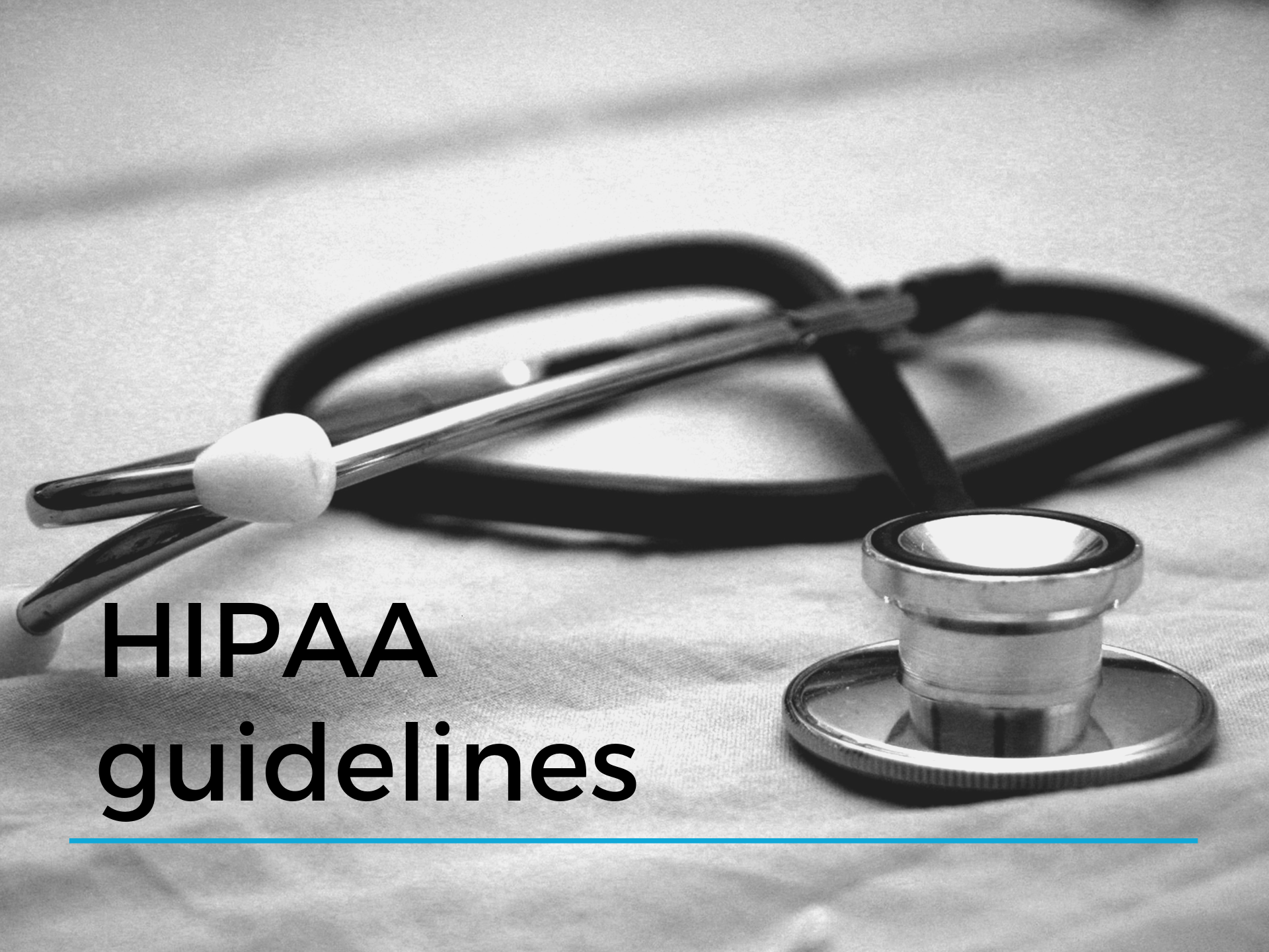 HIPAA guidelines